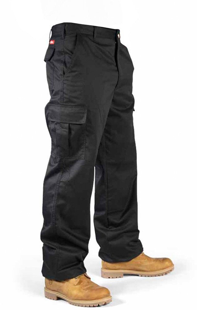 LeeCooperHoseLCPNT205MensWorkwearCargoTrouserBlack-W40-L31