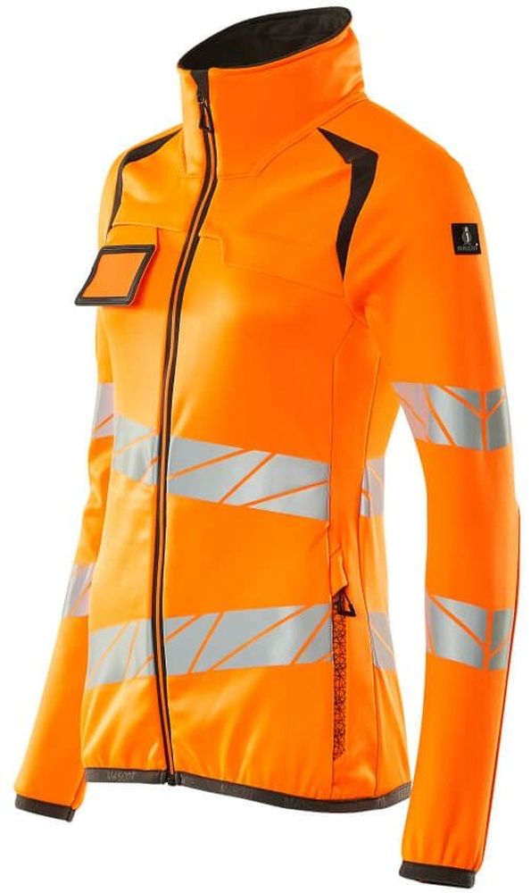 MascotDamenFleecepullovermitReiverschlussAccelerateSafe19153-315Hi-visOrangeDunkelanthrazit-XXL