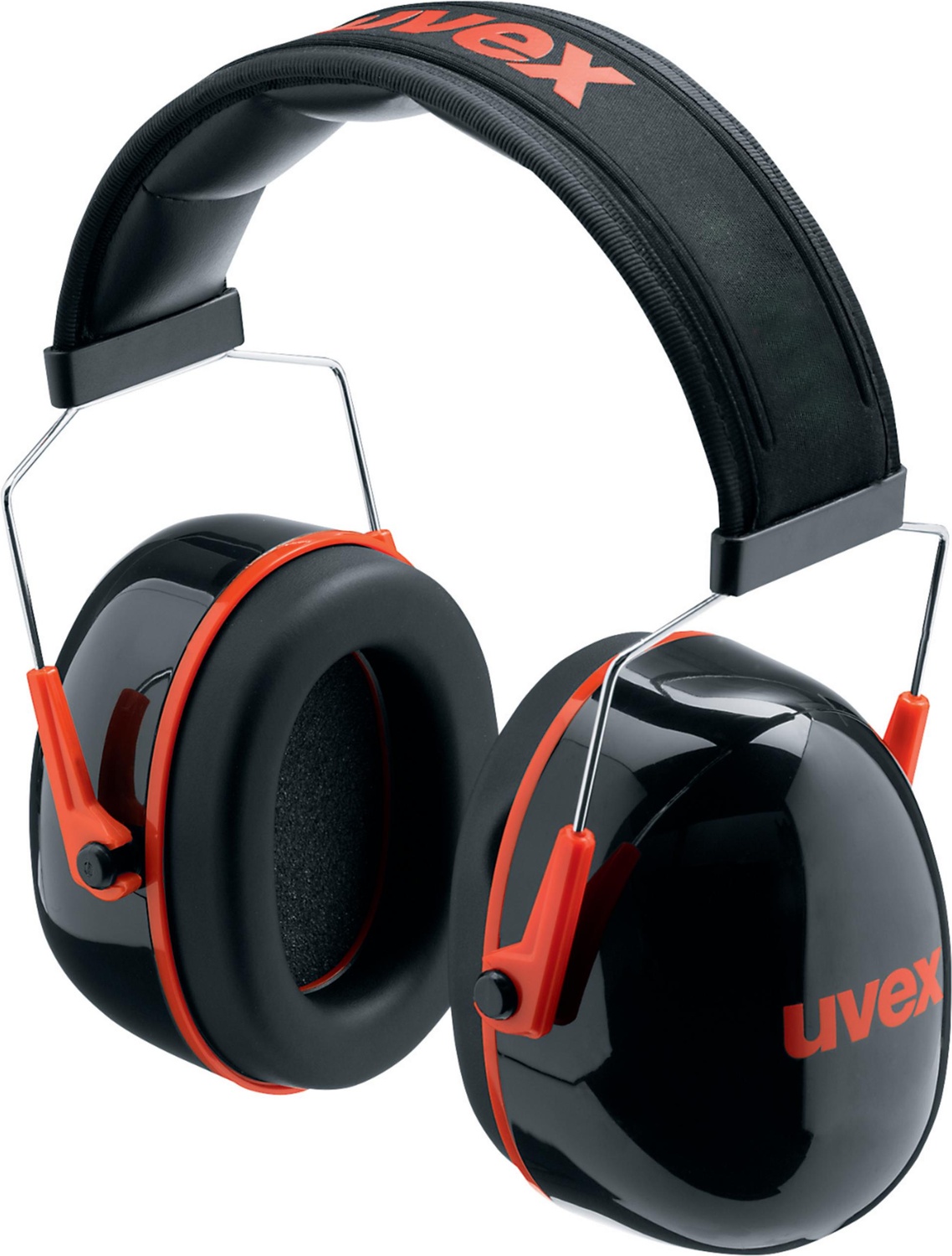 UvexKapselgehrschutzK32600003SchwarzRotSnr33Db25020-L
