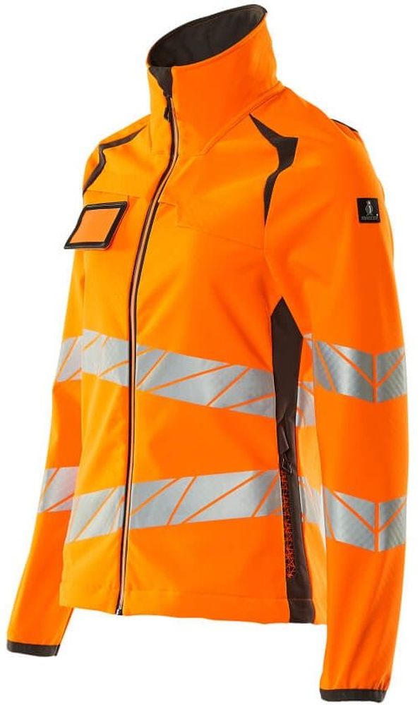 MascotDamenSoftshellJackeAccelerateSafe19012-143Hi-visOrangeDunkelanthrazit-XXL