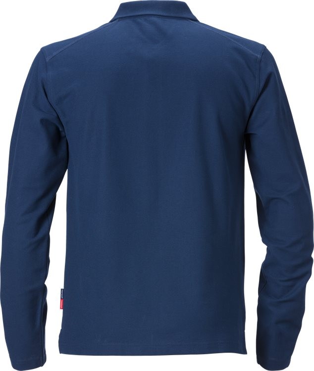 KansasLongsleevePoloshirtLangarm7393PMMarineblau