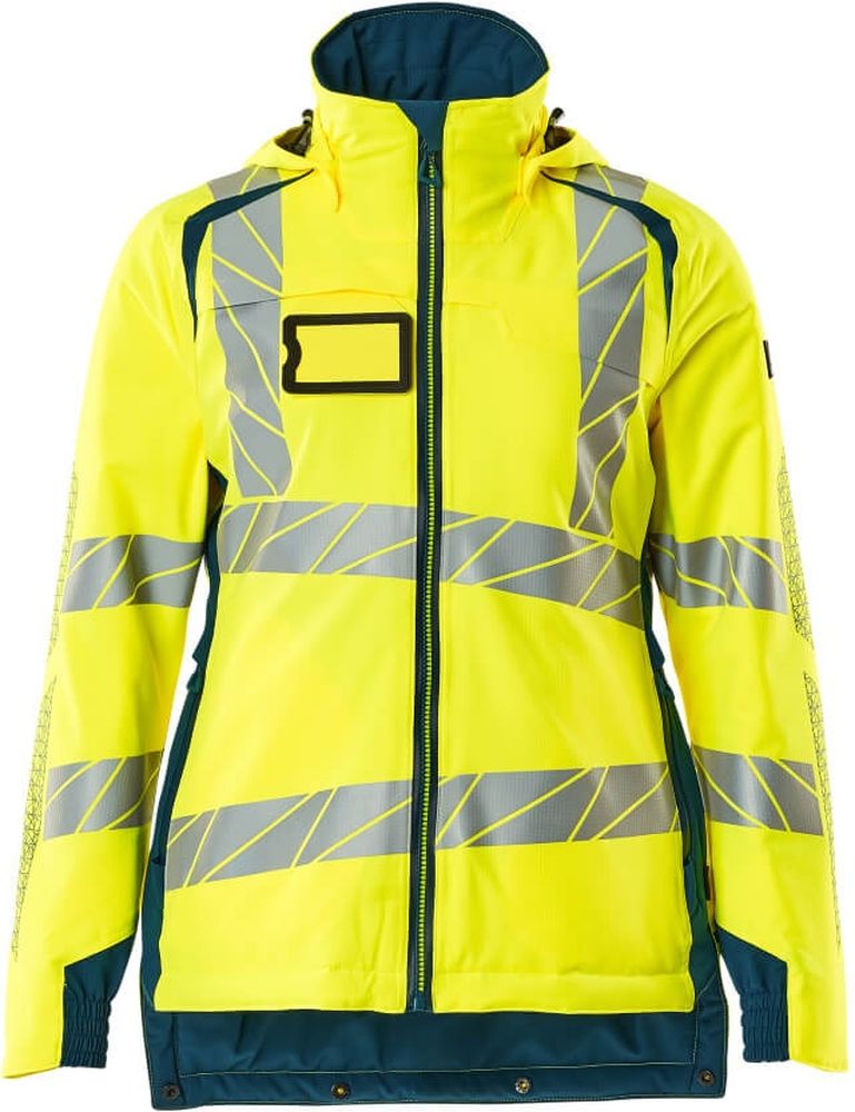 MascotDamenWinterjackeAccelerateSafe19045-449Hi-visGelbDunkelpetroleum-XXL
