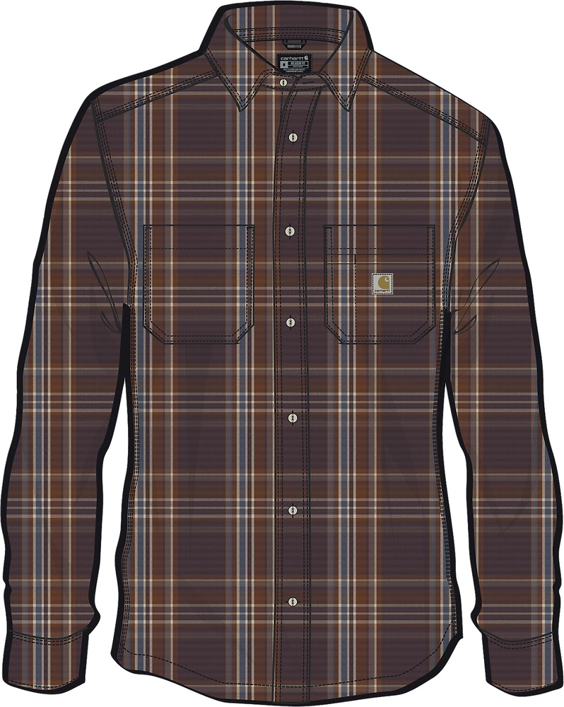 CarharttFlannelLong-SleevePlaidShirt107010