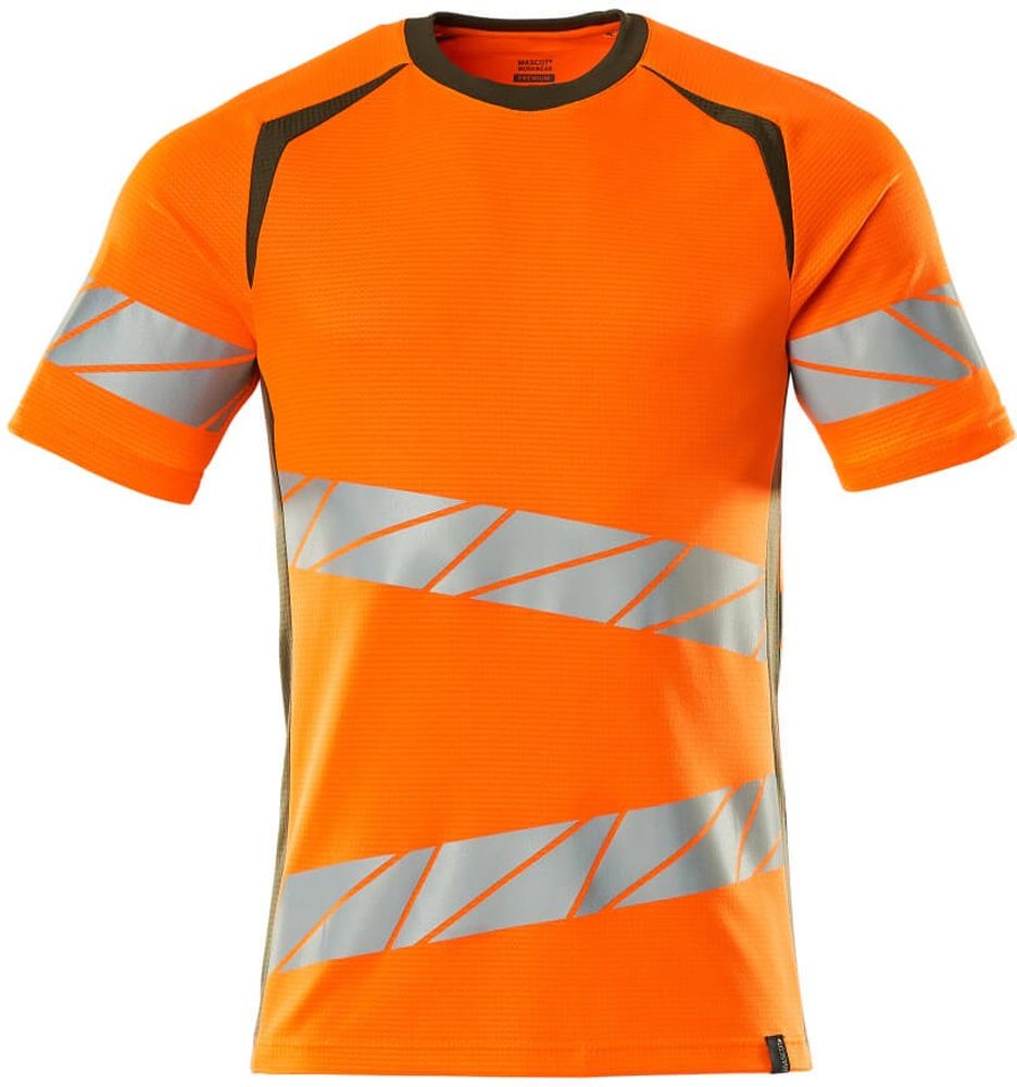 MascotT-ShirtAccelerateSafe19082-771Hi-visOrangeMoosgrn-XXL