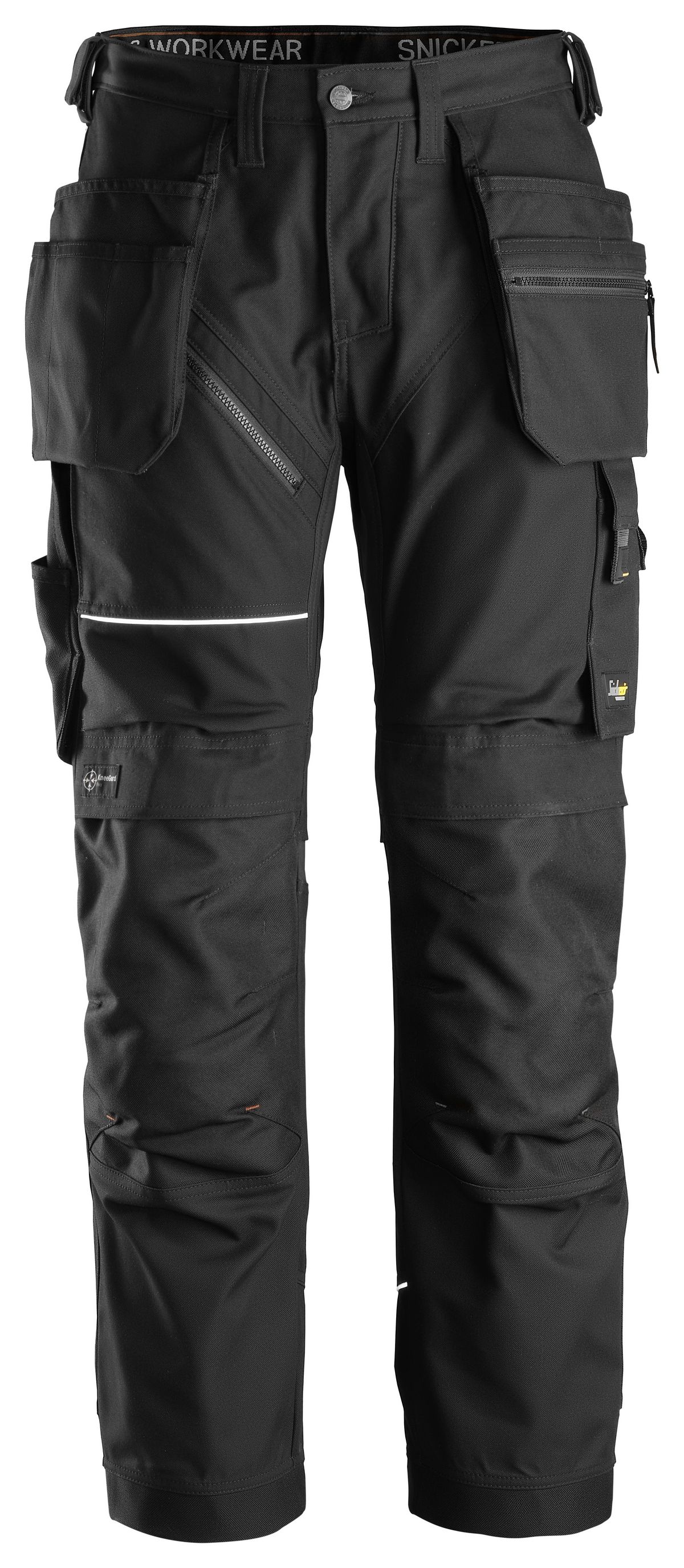 SnickersRuffWorkCanvasArbeitshosemHolstertaschenEN14404Schwarz