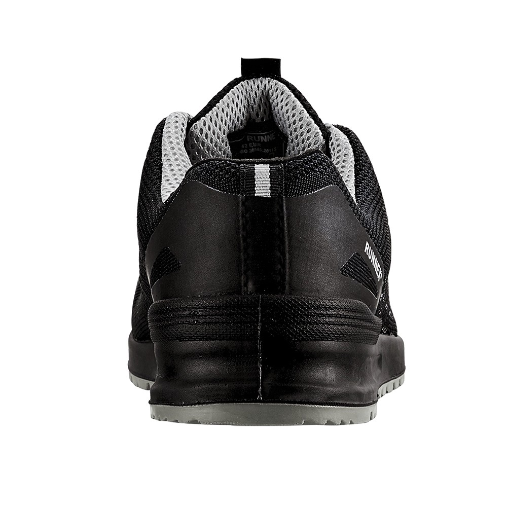 RUNNEXS1P-ESD-SicherheitshalbschuhSportStarSchwarzGrau-36