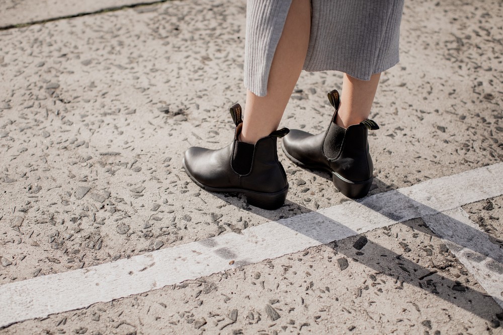 BlundstoneDamenStiefelBoots2231BlackMicrofibreWomensHeeledVegan