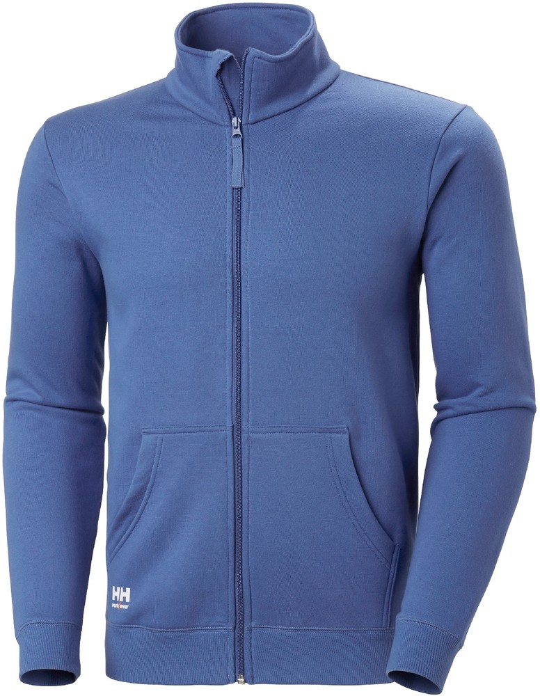 HellyHansenClassicZipSweatshirtStoneBlue-XS