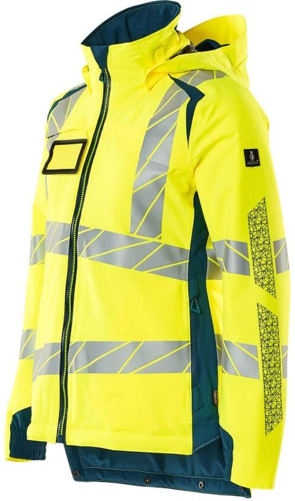 MascotDamenWinterjackeAccelerateSafe19045-449Hi-visGelbDunkelpetroleum-XXL