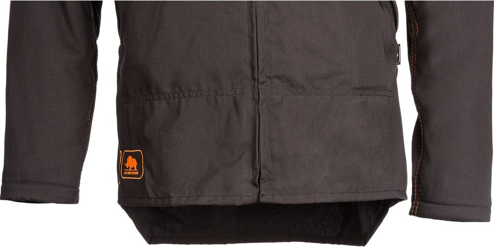 SIPBaseProArbeitsjackeSchnittschutzjackeEN381-11Klasse11RJ1NeonorangeAnthrazitgrau-3XL