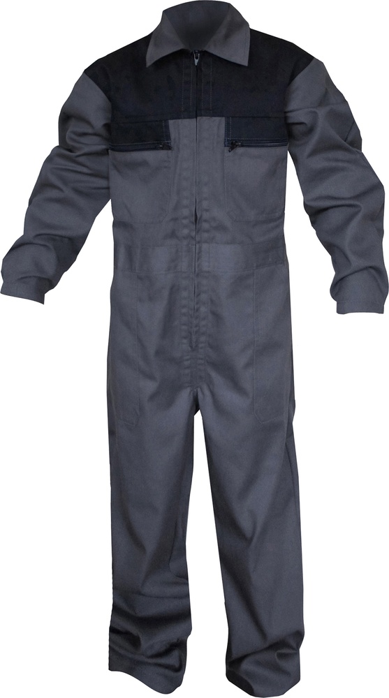 BasicLineKinderoverallSedanZementgrauSchwarz-92