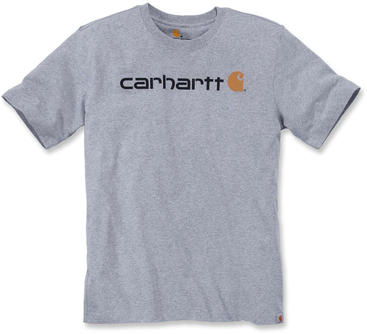 CarharttHerrenT-ShirtCoreLogoT-ShirtSSHeatherGrey