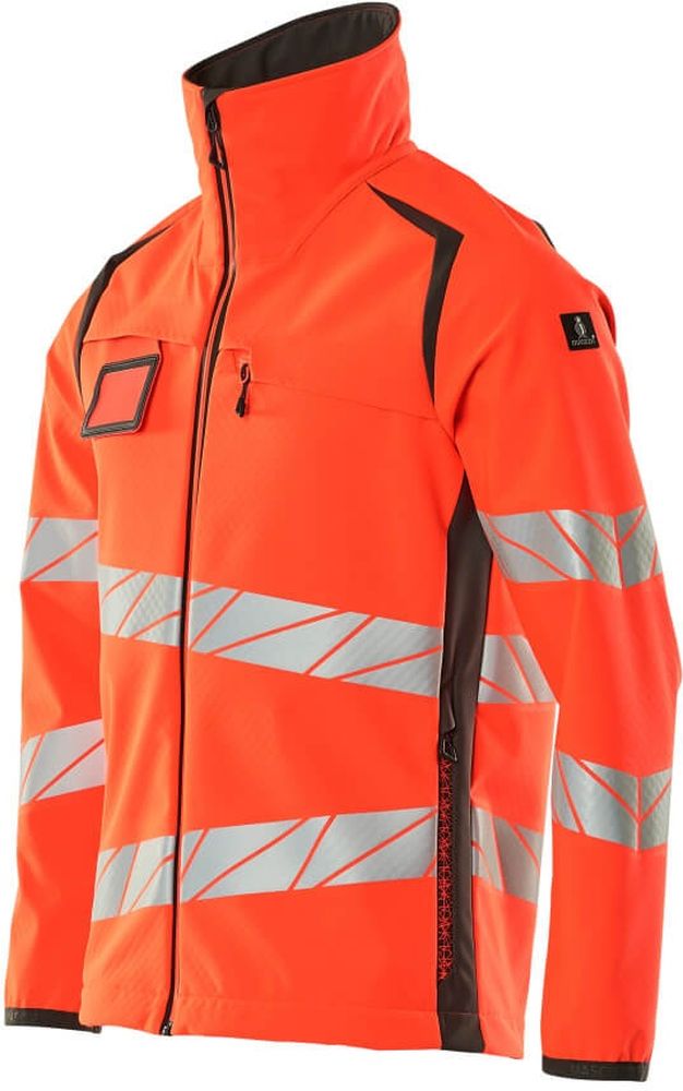MascotSoftshellJackeAccelerateSafe19002-143Hi-visRotDunkelanthrazit-XXL