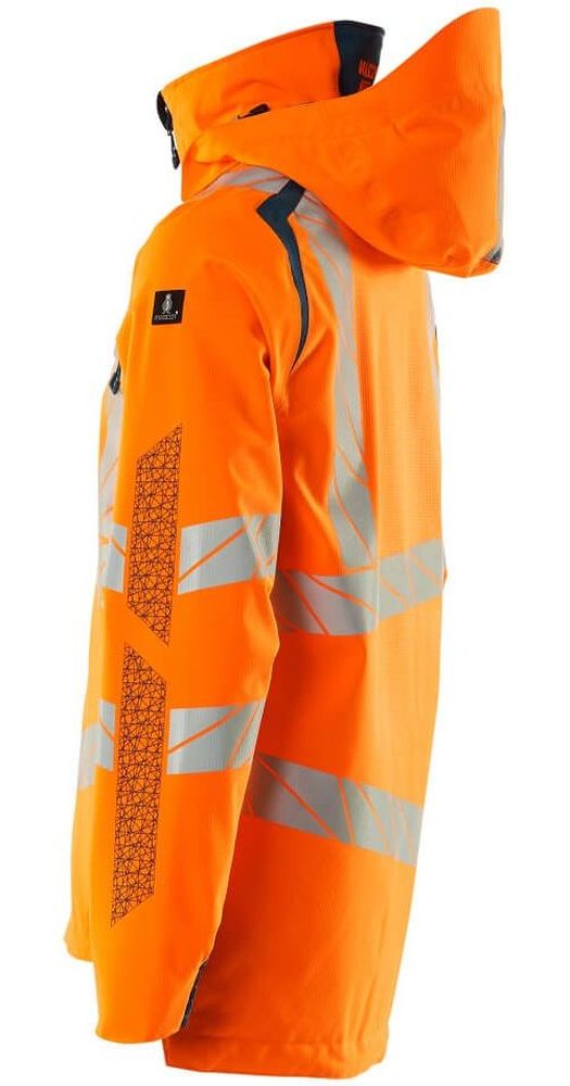 MascotHardShellJackeAccelerateSafe19001-449Hi-visOrangeDunkelpetroleum-XXL