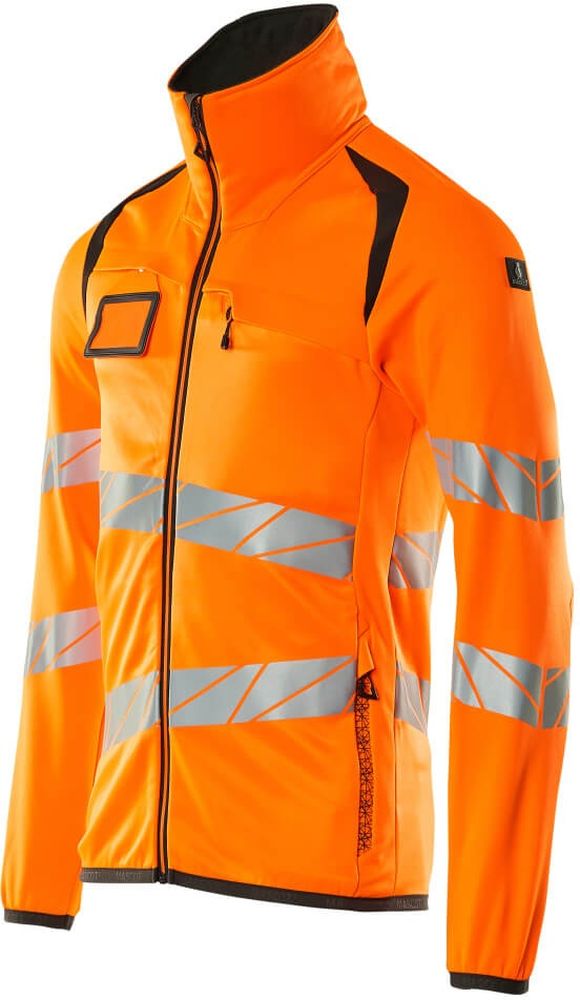 MascotFleecepullovermitReiverschlussAccelerateSafe19103-315Hi-visOrangeDunkelanthrazit-XXL