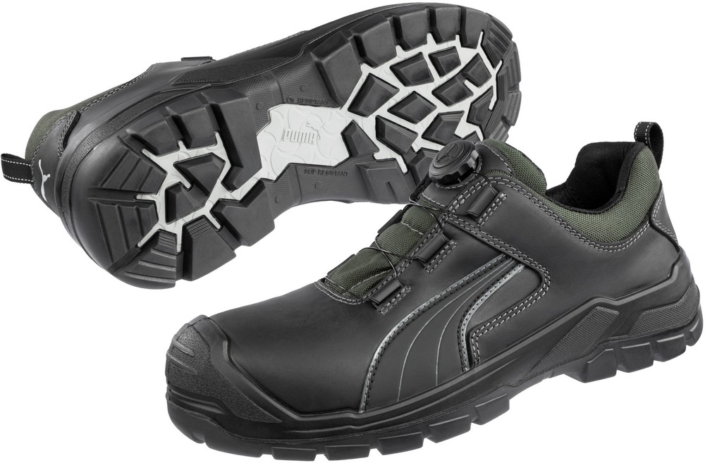 PumaSafetySicherheitsschuheCascadesDiscLowS3CIHIHROSRCSchwarzGrau-39