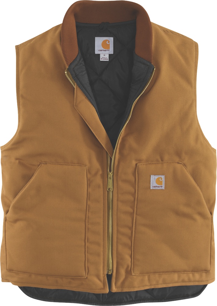 CarharttWesteV01InsulatedRibCollarVest106676CarharttBrown-S