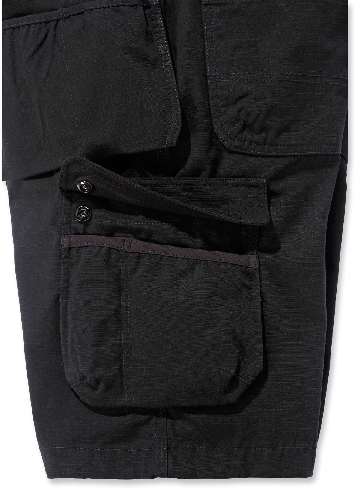 CarharttHerrenShortsSteelMultipocketShortBlack