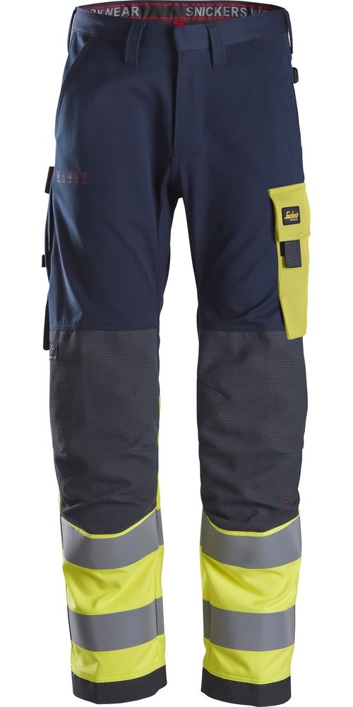 SnickersWorkwearProtecWorkHigh-VisArbeitshoseKl16376Navy-Hv-Gelb-44