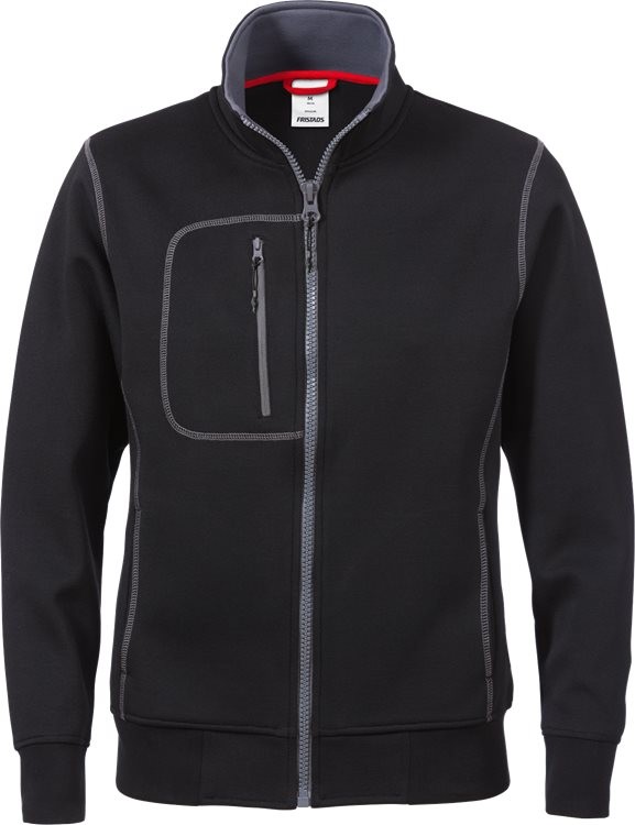 FristadsZipper-SweatshirtAcodeSweatjackeDamen1748DFSchwarz
