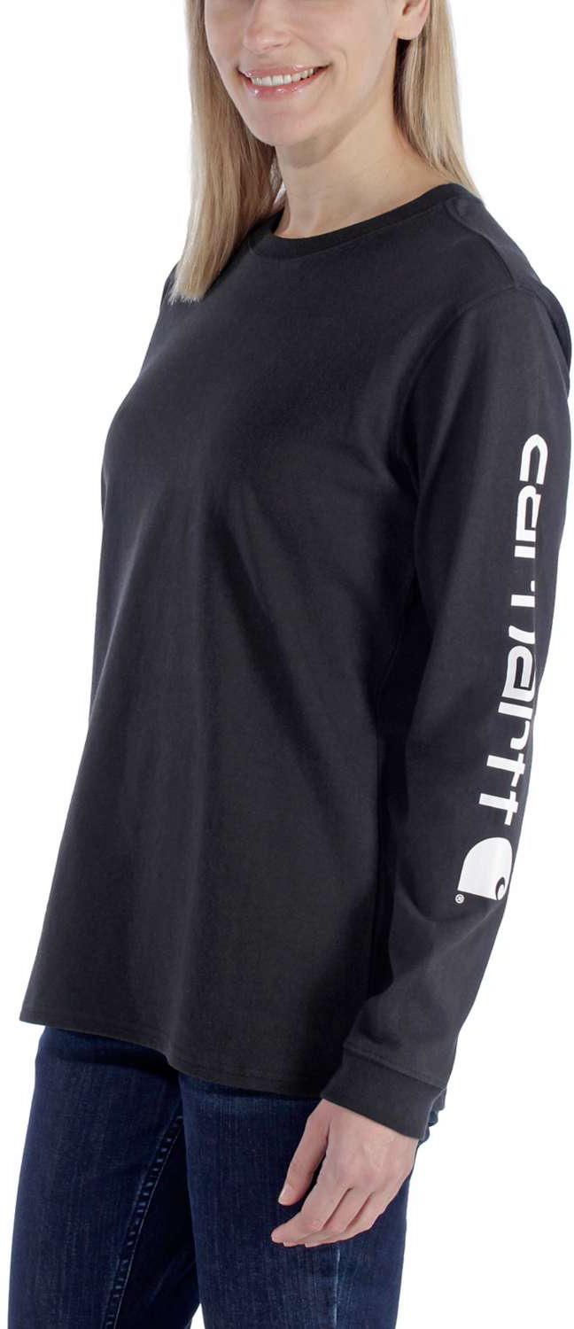 CarharttDamenT-ShirtWorkwearLogoLST-ShirtBlack