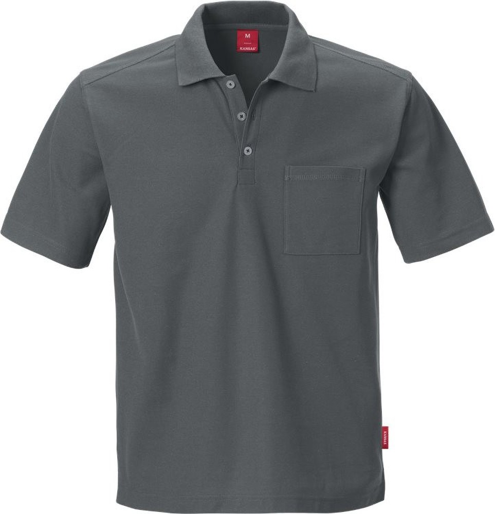 KansasPoloshirtKurzarmPoloshirt7392PMDunkelgrau-M