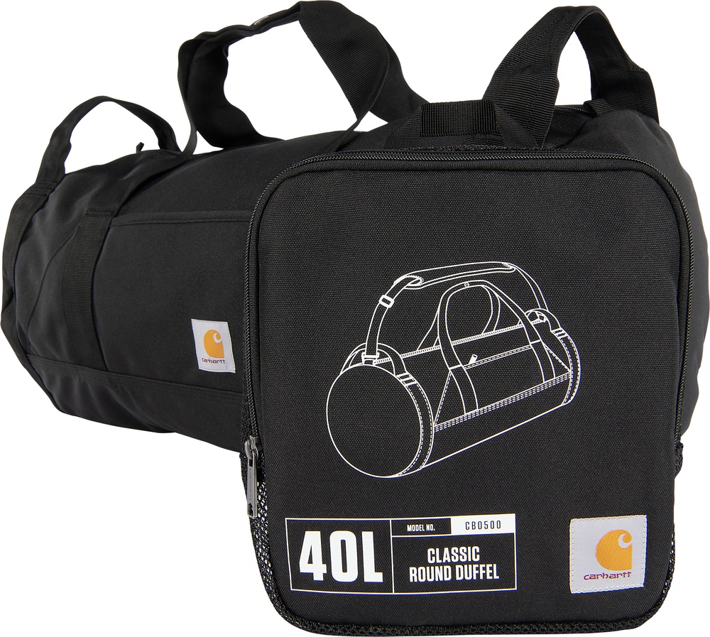 Carhartt40LClassicRoundDuffelB0000500Black