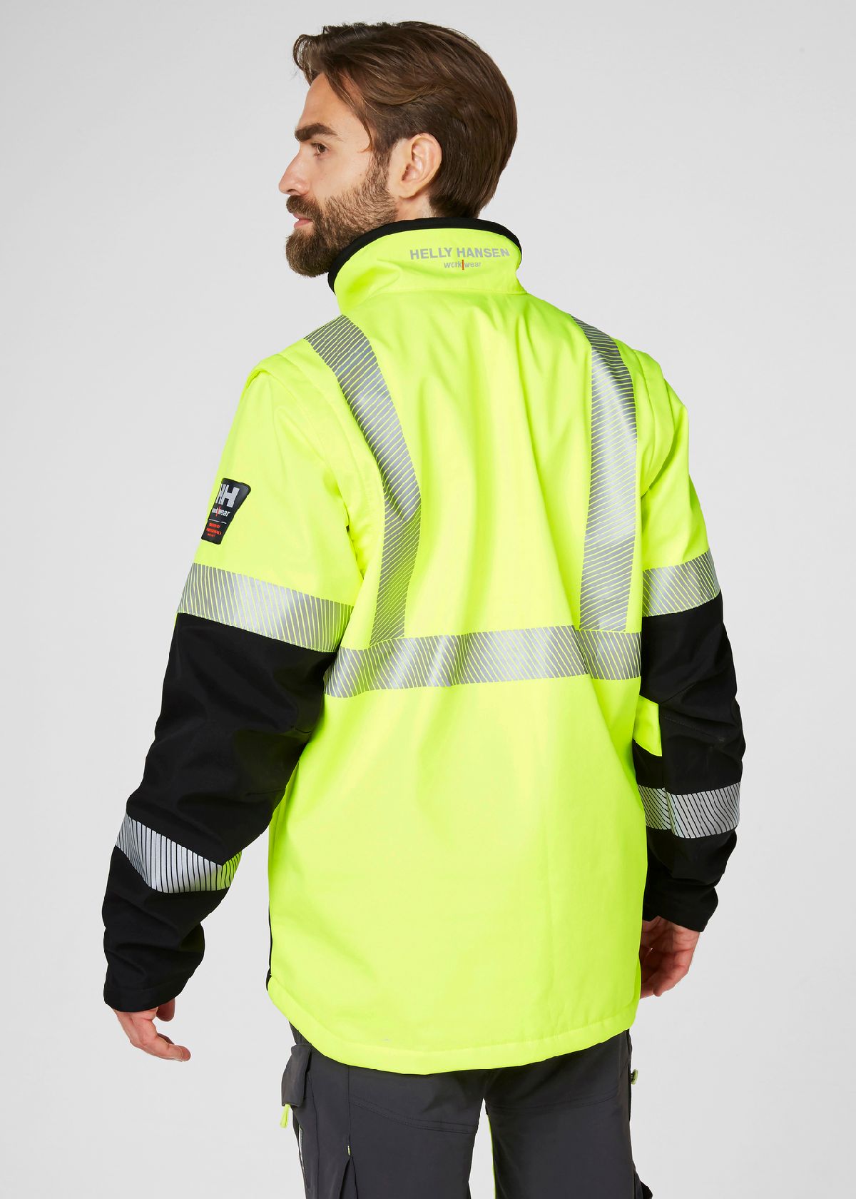 HellyHansenJacke74272IcuSoftshellJacket369EN471YellowBlack