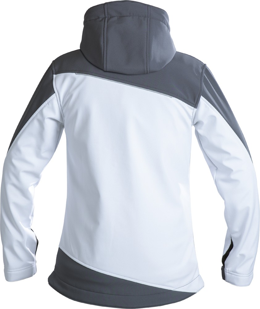 DassyZweifarbigeSoftshell-JackefrDamenJakartaWomenPES21WeiZementgrau