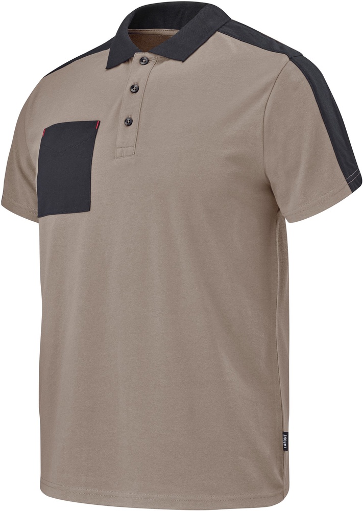 LafontPoloshirtHoneD190ATT2BeigeBlack-XXL