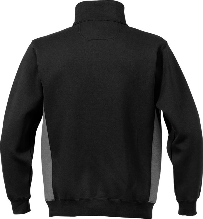 FristadsSweatshirtmithalbemZipperAcodeZipper-Sweatshirt1705DFSchwarz