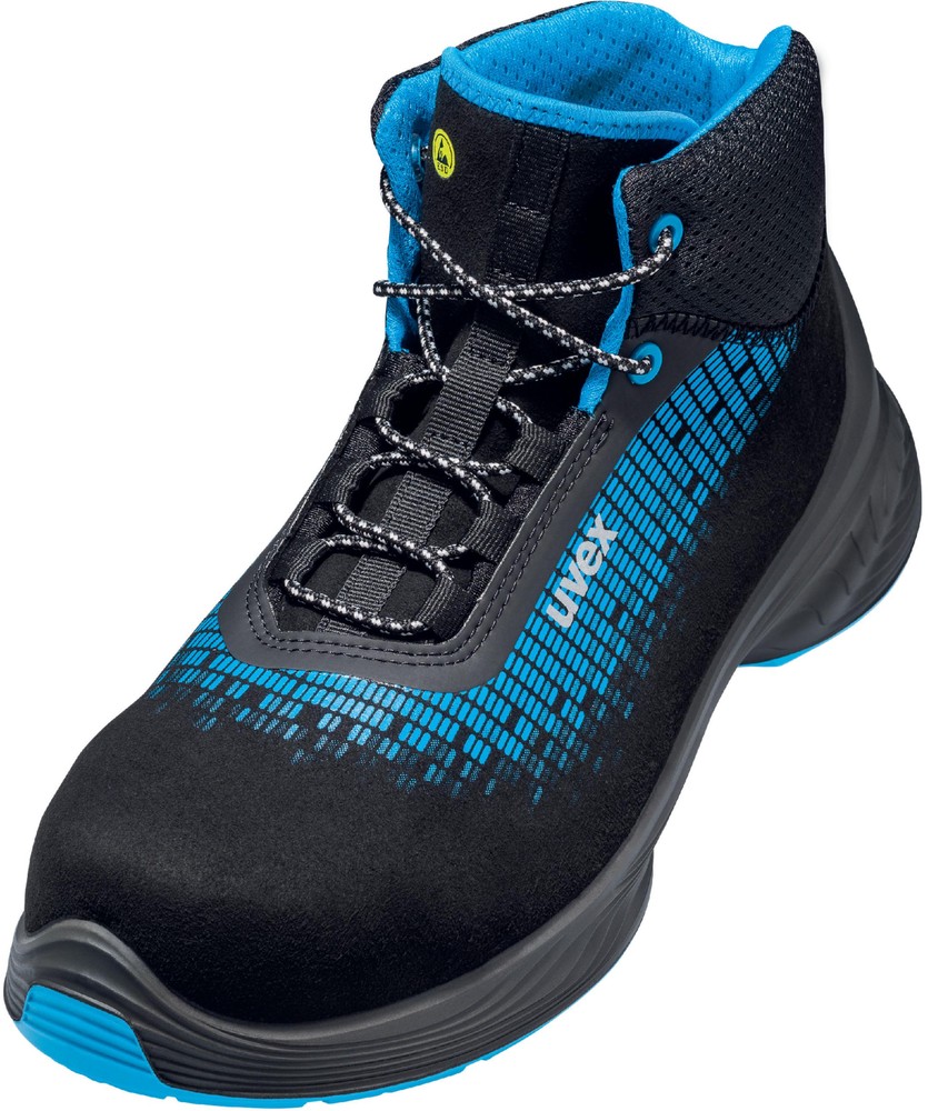 UvexSicherheitsschuhStiefel6833SchwarzBlauPu