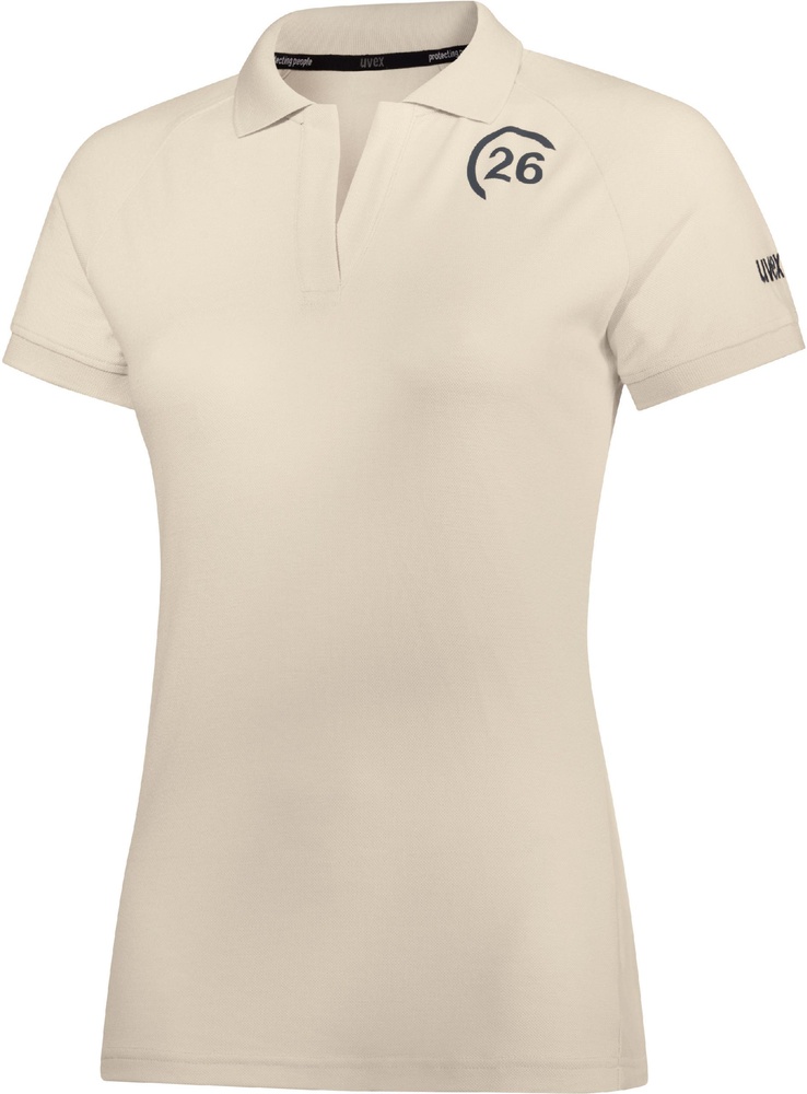 UvexDamenPoloshirtKollektion2670107WeiBeige-XS