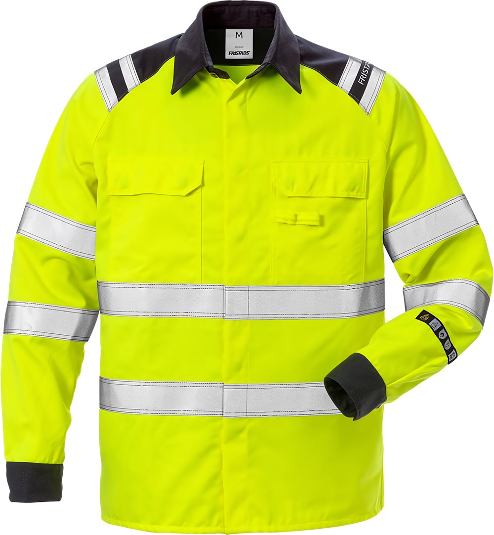 FristadsFlamestatHighVisHemdKl37050ATSWarnschutz-GelbMarine