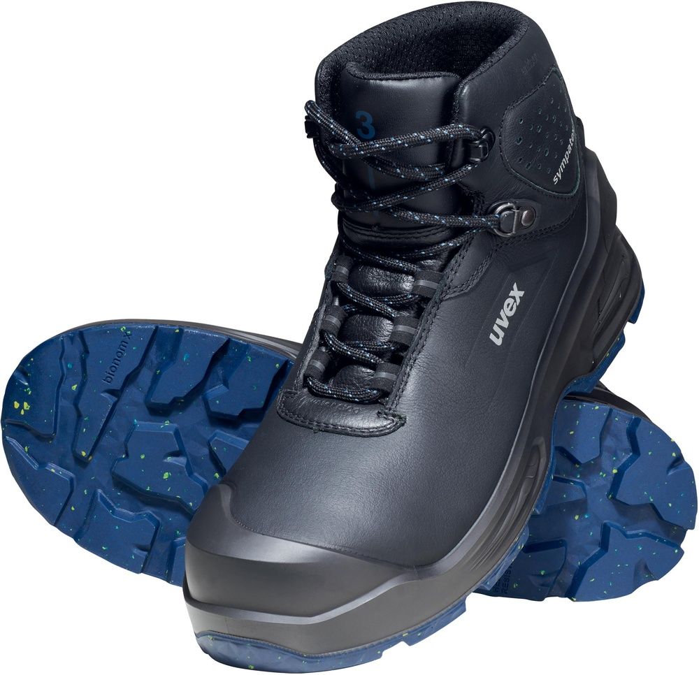 UvexSicherheitsschuhStiefel3MacsoleSicherheitsstiefelS7SR68631Schwarz-36Weite10