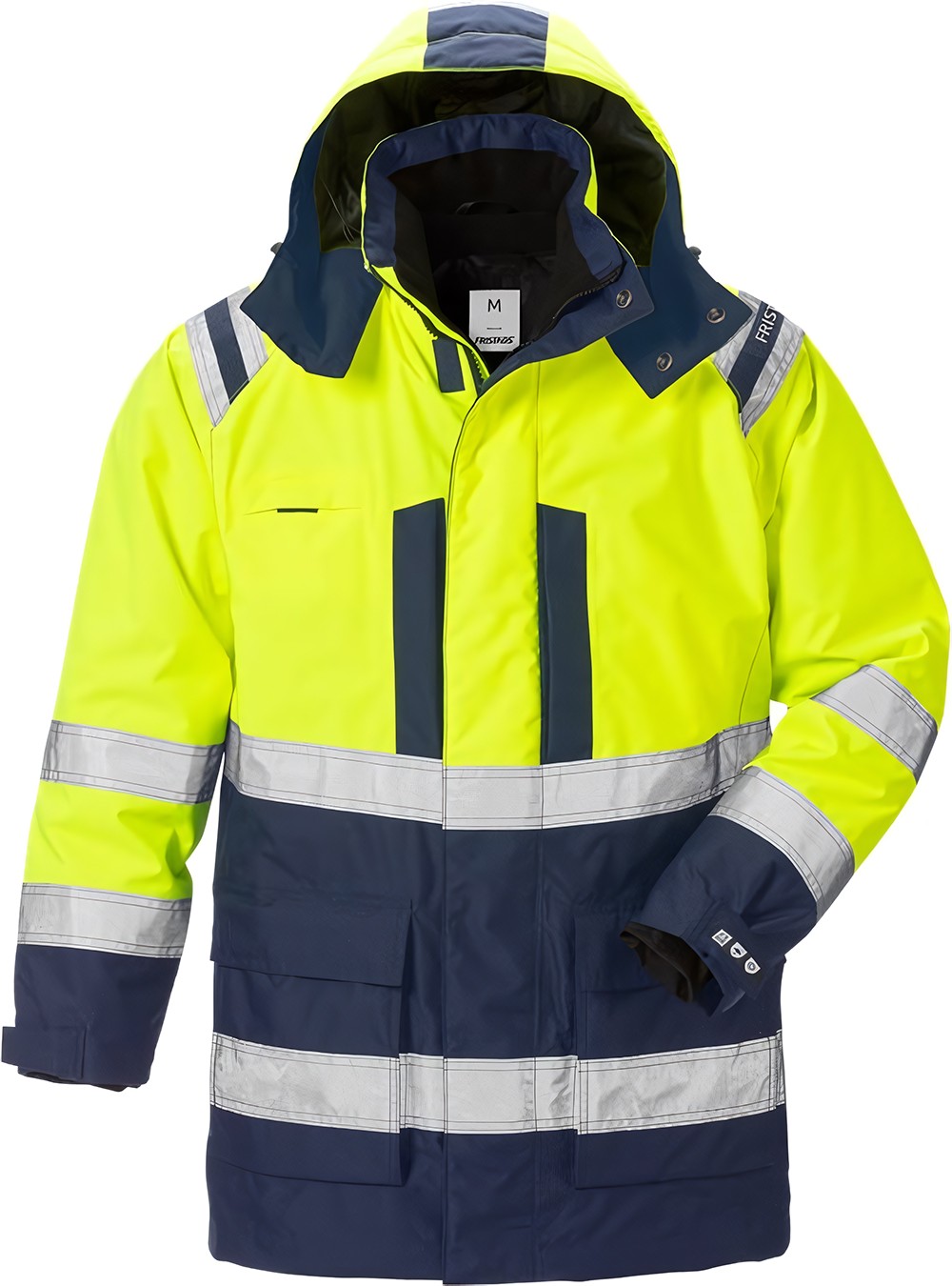 FristadsWarnschutz-JackeHighVisAirtech3in1ParkaKl34036GTTWarnschutz-GelbMarine-XXL