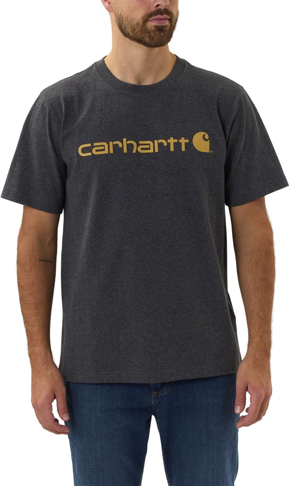 CarharttCoreLogoT-ShirtSSCarbonHeather