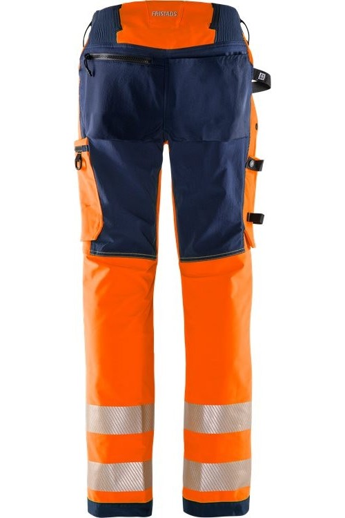 FristadsHighVisGreenStretchhoseDamenKl22665GSTPWarnschutz-OrangeMarine