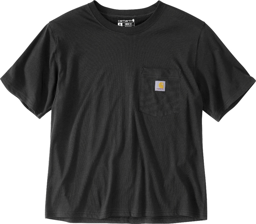 CarharttDamenLightweightSSCrewneckT-Shirt106122Black-XS