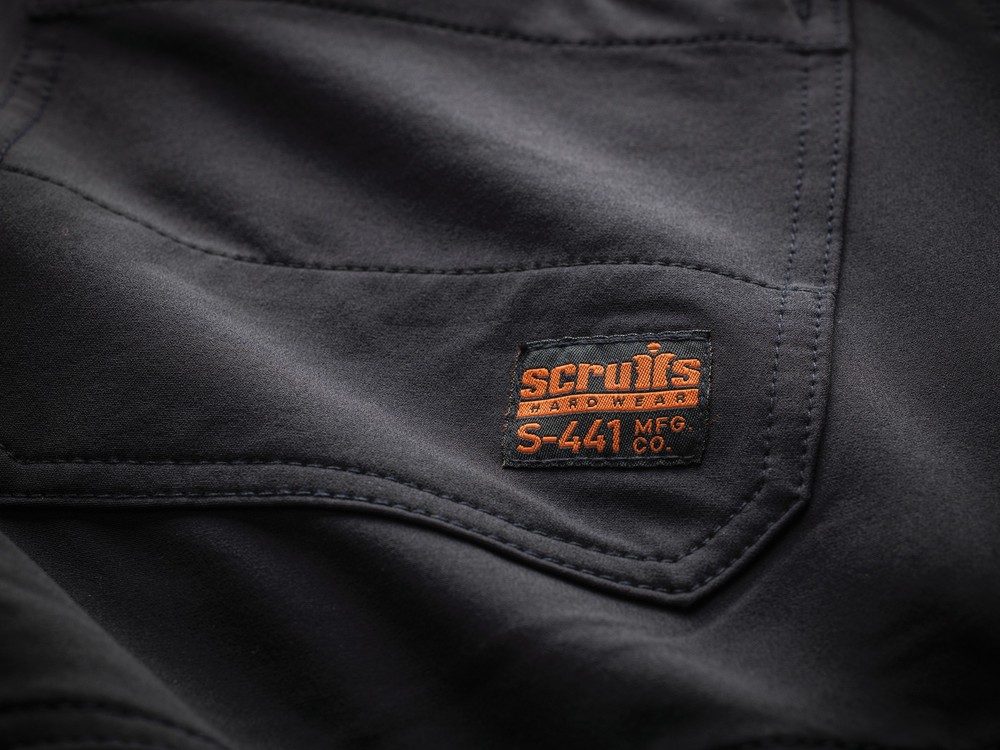 ScruffsArbeitsshortsShortsTradeFlex-Schwarz