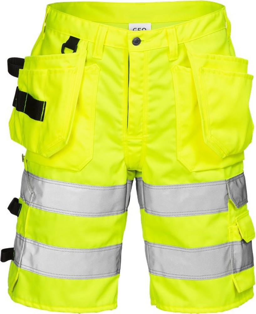 FristadsWarnschutz-ShortsHighVisHandwerkershortsKl22028PLUWarnschutz-Gelb-C44