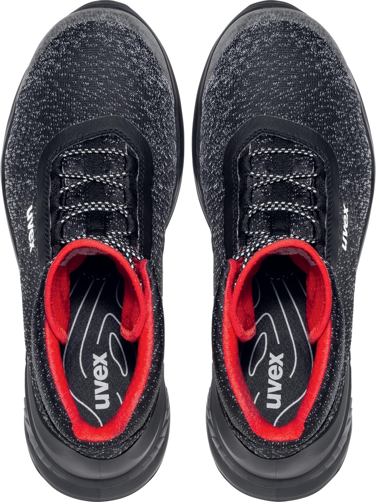 UvexSicherheitsschuhStiefel1G2SicherheitsstiefelS1SRC68539SchwarzRot-35Weite12