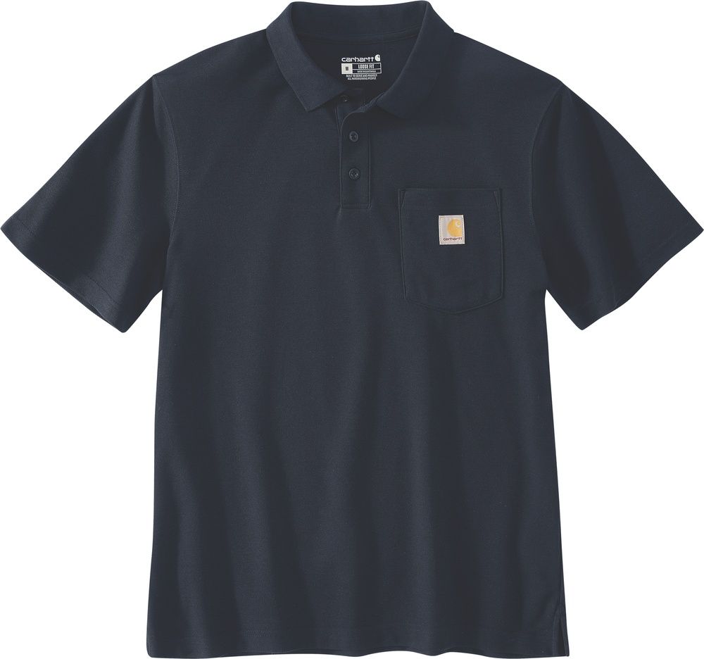CarharttMidweightSSPocketPolo106685Navy-XXL
