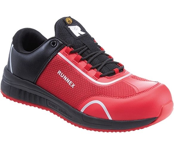 RUNNEXS1Ps-ESD-SicherheitshalbschuheSportstar5114SchwarzRot-36