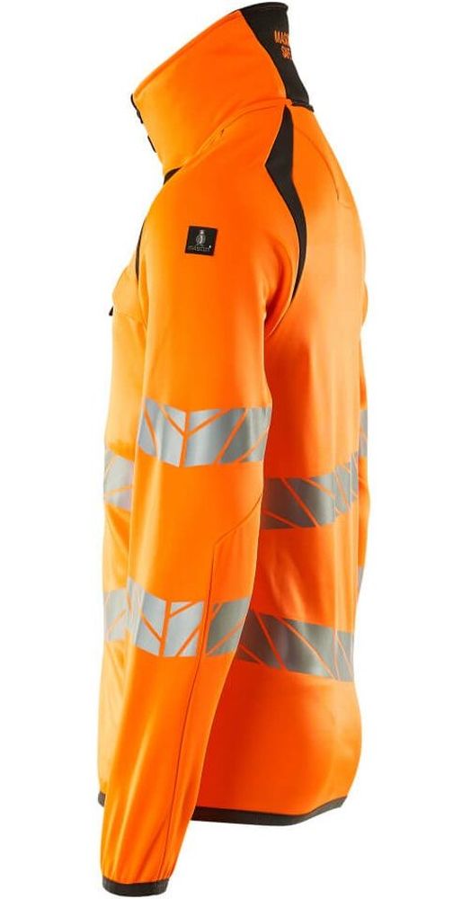 MascotFleecepullovermitReiverschlussAccelerateSafe19103-315Hi-visOrangeDunkelanthrazit-XXL