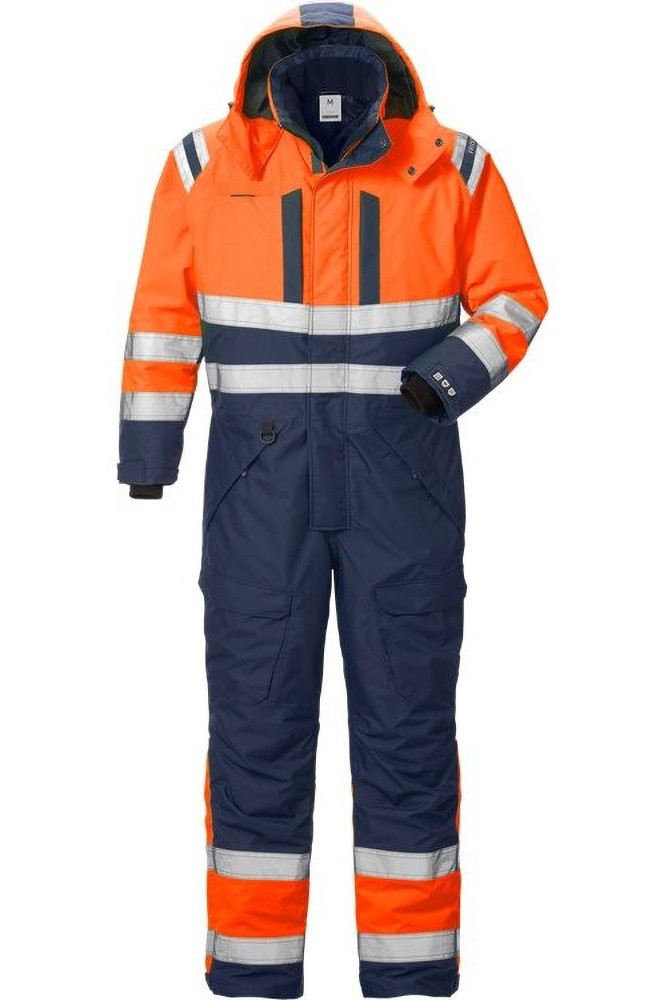 FristadsWarnschutz-OverallHighVisAirtechWinteroverallKl38015GTTWarnschutz-OrangeMarine-S
