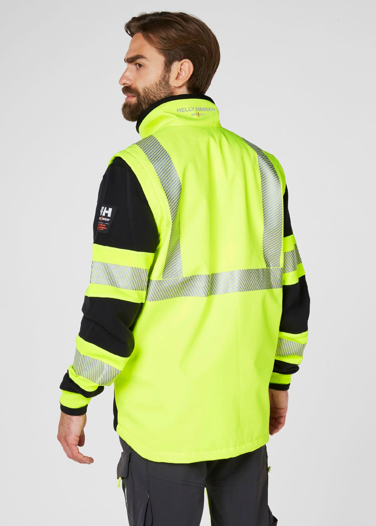 HellyHansenJacke74272IcuSoftshellJacket369EN471YellowBlack