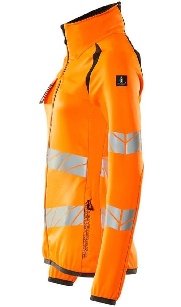 MascotDamenFleecepullovermitReiverschlussAccelerateSafe19153-315Hi-visOrangeDunkelanthrazit-XXL