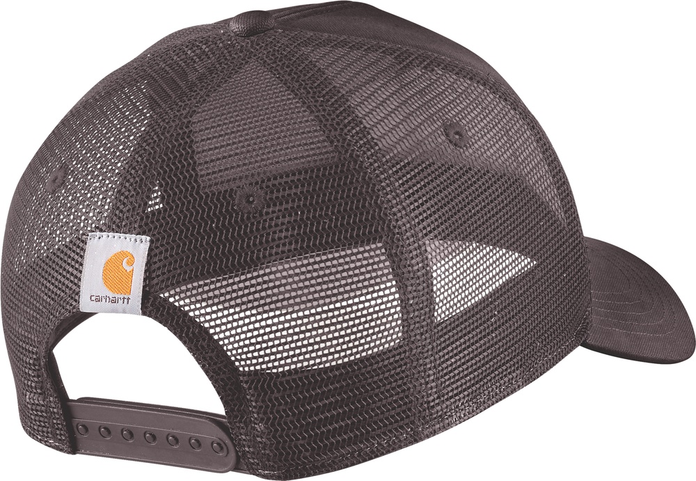 CarharttTwillMesh-BackScriptPatchCap106738DarkSepia