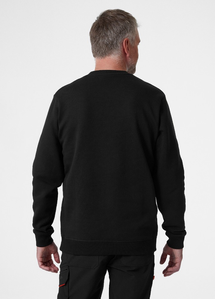 HellyHansenLogoSweatshirtBlack-XS